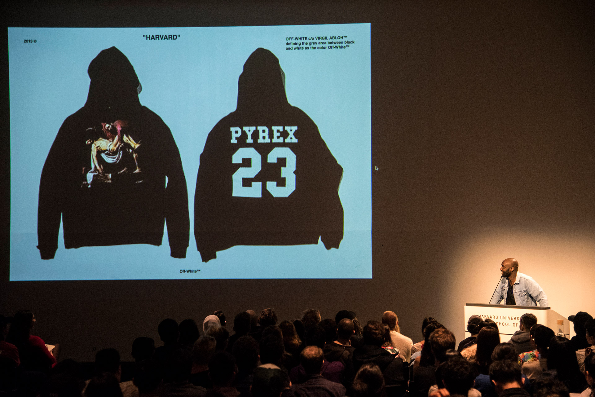 Virgil Abloh's Insert Complicated Title Here among AIGA/Design