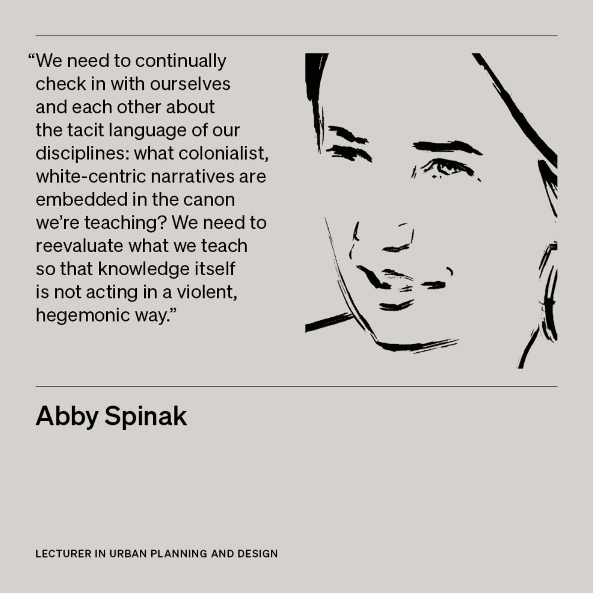 Abby Spinak - Harvard Graduate School of Design
