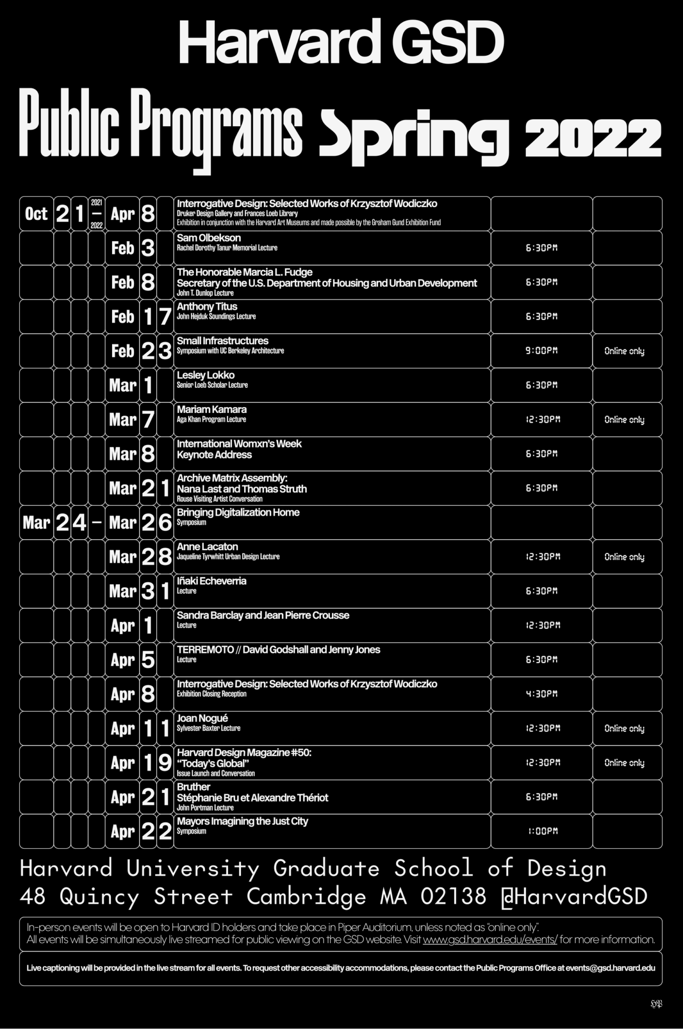 Strictly Typographic: Behind this year’s public programs posters by ...