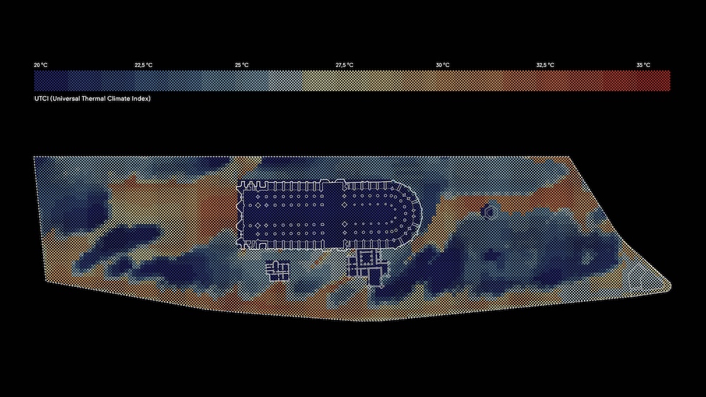 heat map projection